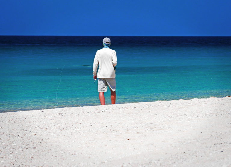 beach fishing roosterfish