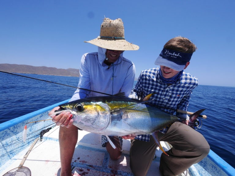 Yellowfin tuna on the fly